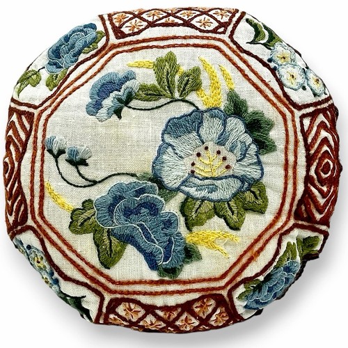 Cuscino vintage krewel ricamo - krewel,