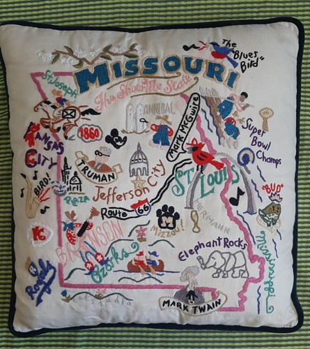 Cuscino ricamato catstudio - cuscino,